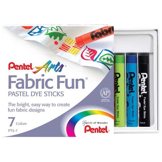Pentel Arts&#xAE; Fabric Fun&#xAE; 7 Color Dye Stick Set
